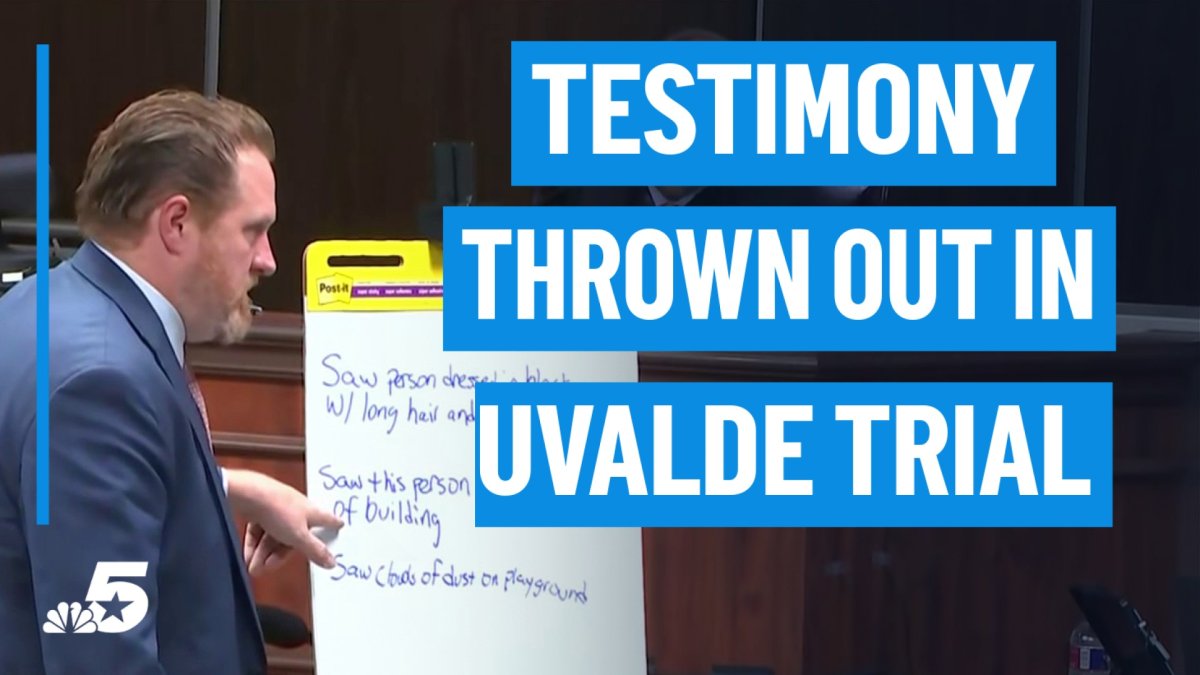 Jurors ordered to disregard testimony in Uvalde trial – NBC 5 Dallas ...