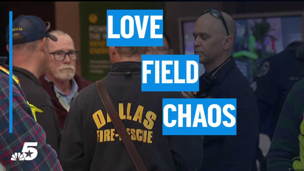 What caused the evacuation and delays at Love Field airport