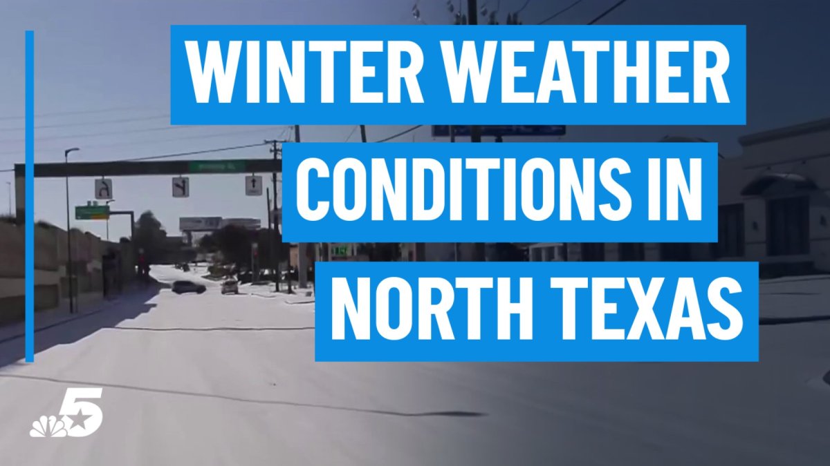 Roads remain slick and icy around North Texas on Monday morning – NBC 5 ...