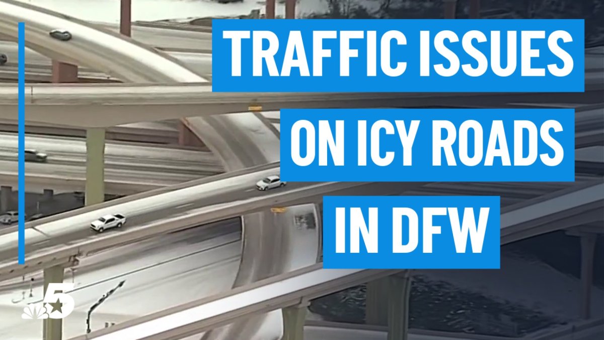 Traffic issues on icy roads in North Texas – NBC 5 Dallas-Fort Worth