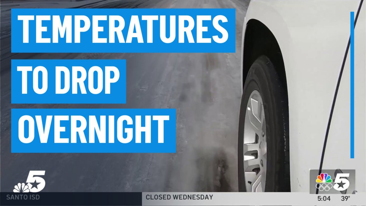 Sunlight helps, but ice sticks around as temps drop again – NBC 5 ...