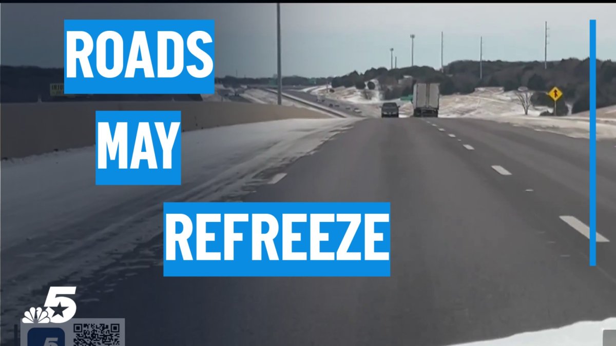 Why roads could turn icy again after today’s improvements – NBC 5 ...