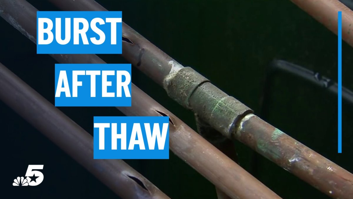 Why more pipes are bursting across North Texas after the thaw