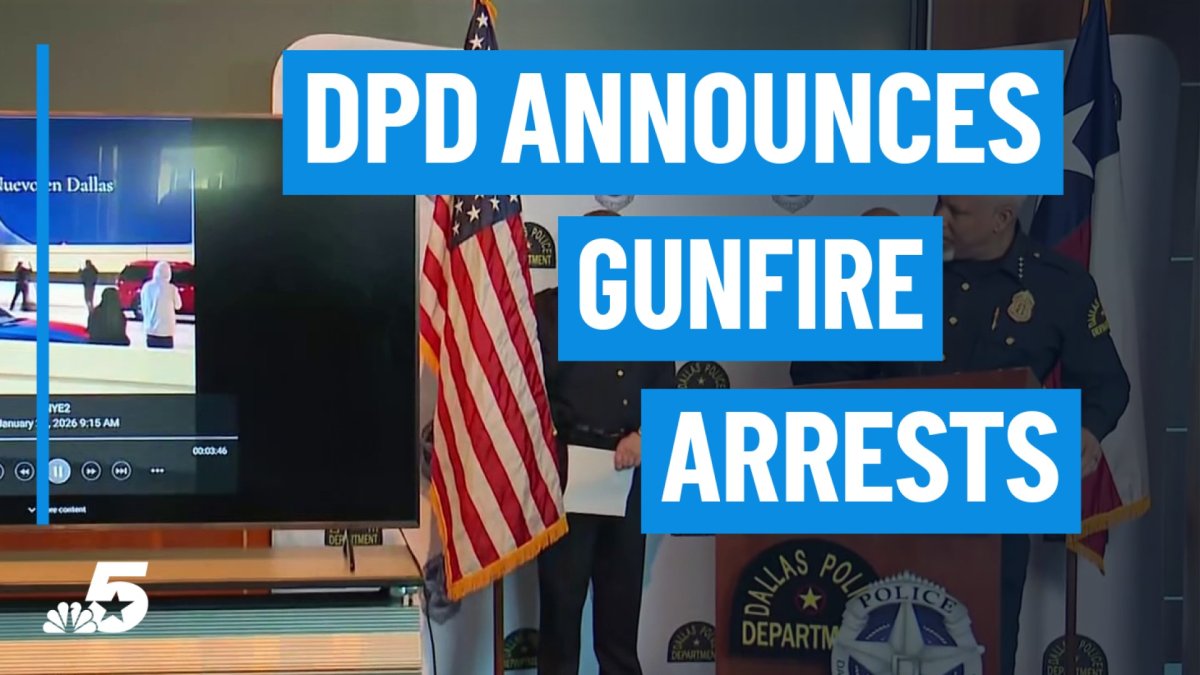 Police announce arrests in viral celebratory gunfire – NBC 5 Dallas ...