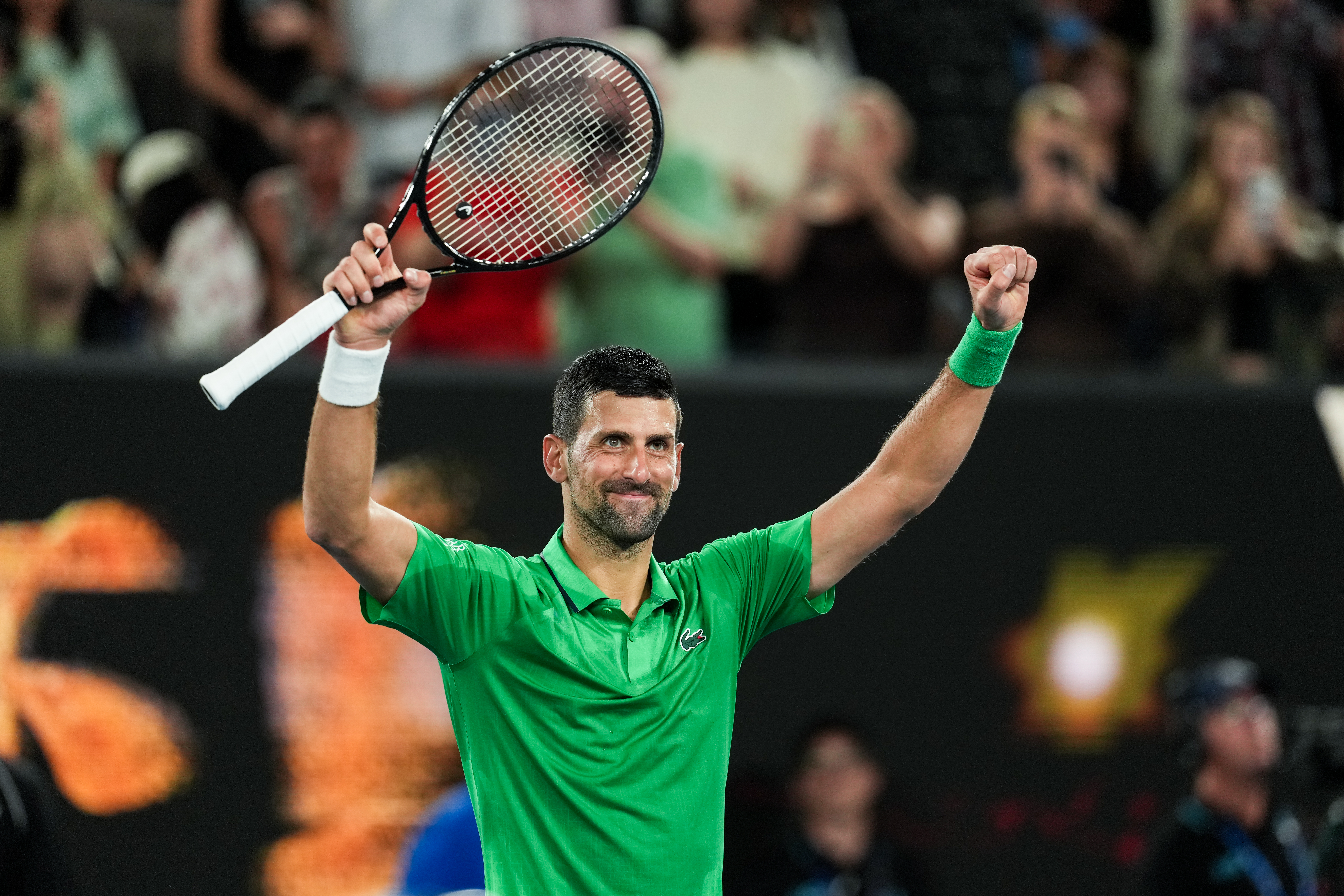 Djokovic equals two all-time records and wins his 100th match at Australian Open