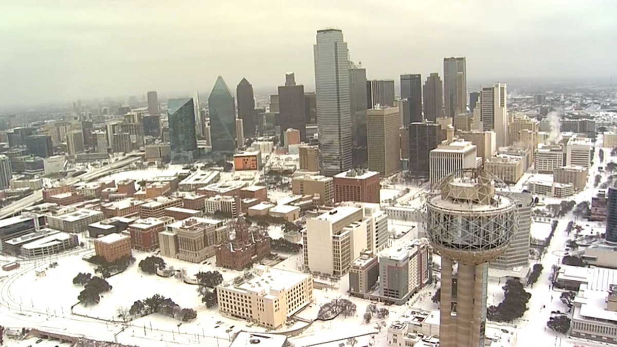 Wintry precipitation ends Sunday morning leaving icy roads, snow, and bitter cold as Arctic air grips North Texas.