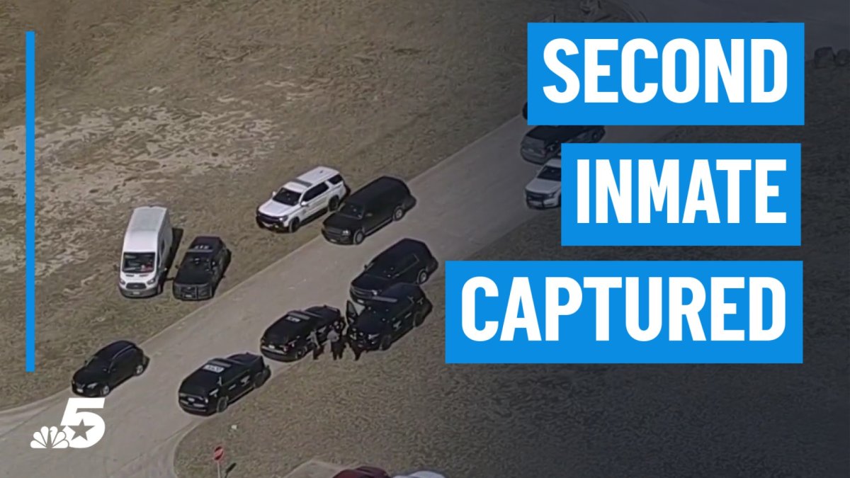 2nd Tarrant County inmate captured after escape – NBC 5 Dallas-Fort Worth