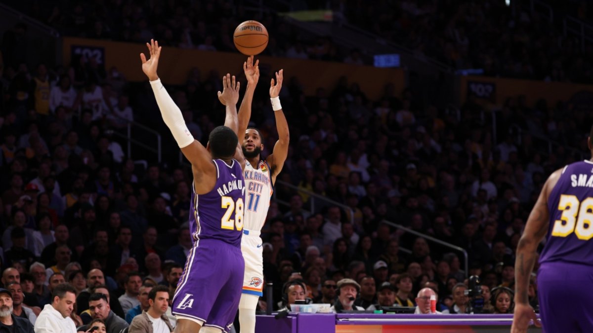 Highlights: Luka-less Lakers fall to Thunder