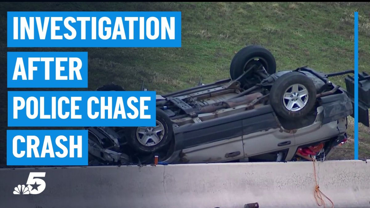 Police shooting under investigation after chase, crash – NBC 5 Dallas ...