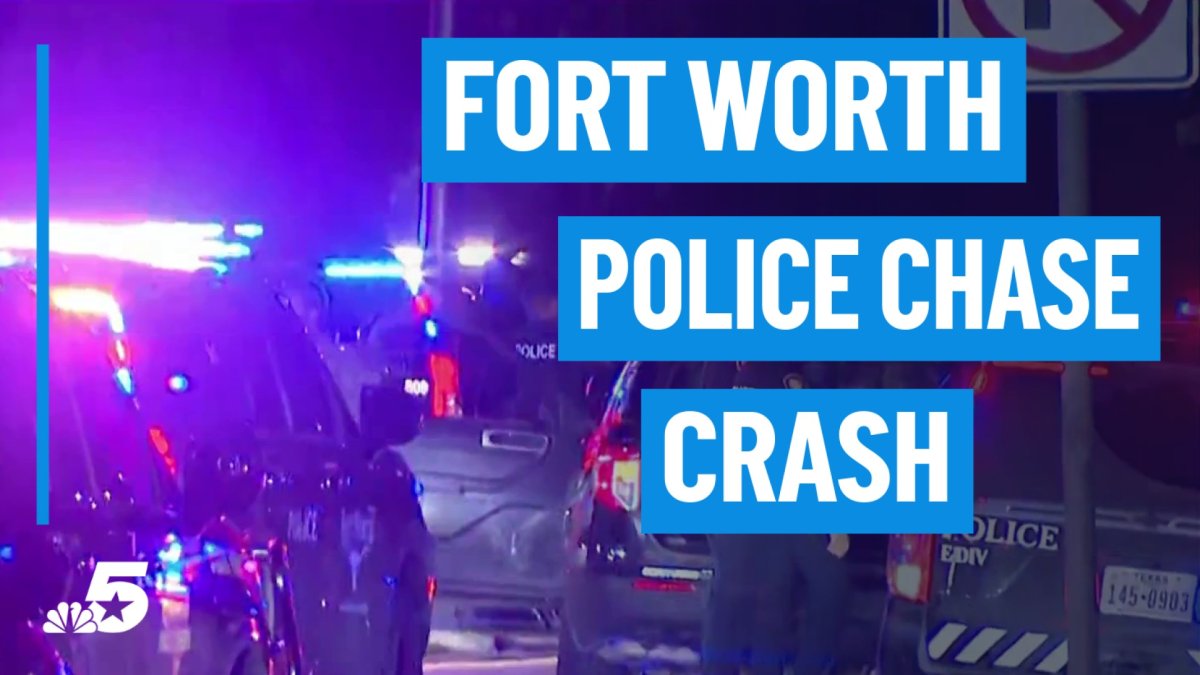 Police chase from Ellis County to Fort Worth ends in crash – NBC 5 ...