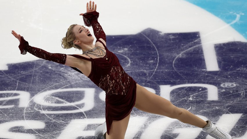 How Amber Glenn's Madonna-inspired figure skating dress was made How Amber Glenn's Madonna-inspired figure skating dress was made