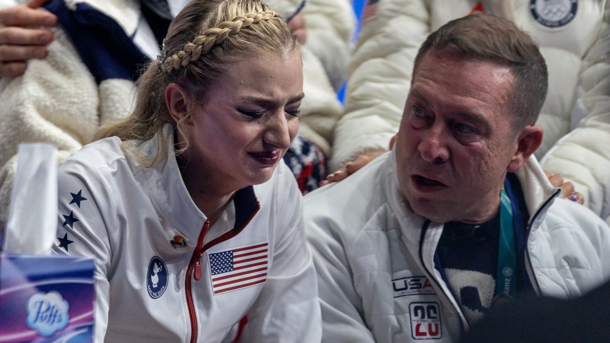 'Not my best today': Amber Glenn 'disappointed' after struggling in Olympic debut