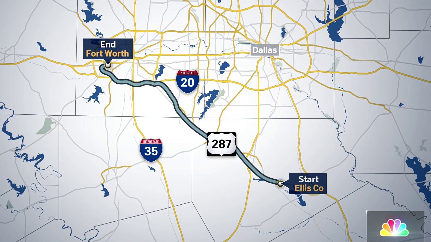 Police chase from Ellis County to Fort Worth ends in crash – NBC 5 ...