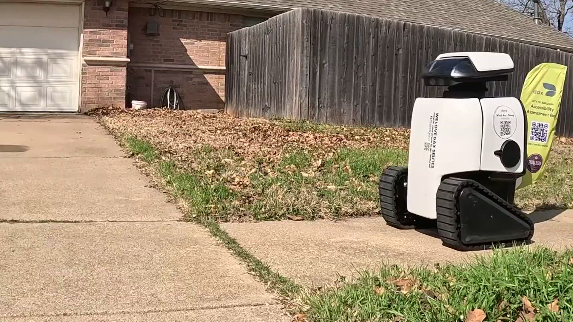 nbcdfw.com - Vince Sims - Meet Rook the robot mapping Burleson sidewalks for ADA access
