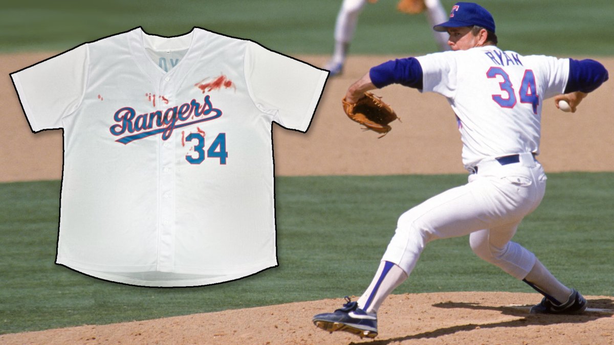 Rangers revisit Nolan Ryan's bloody lip moment with new giveaway