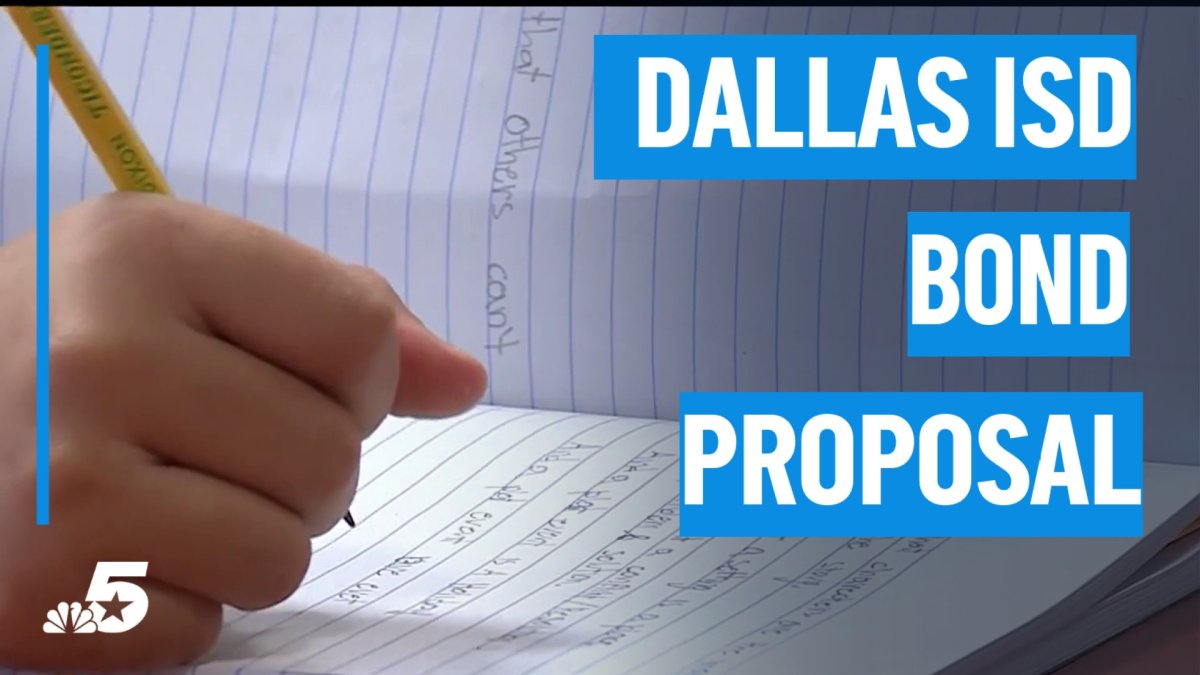 Dallas ISD to present bond proposal today – NBC 5 Dallas-Fort Worth