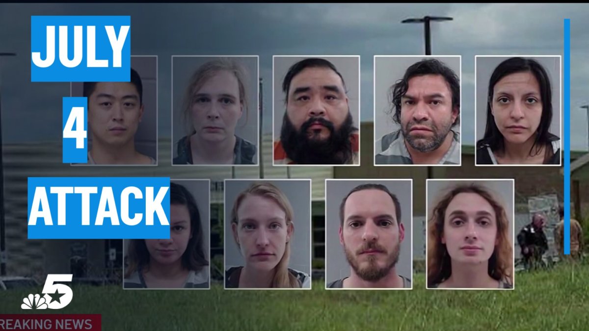 Jury convicts 9 in attack on ICE detention center that wounded officer ...