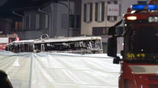 Bus fire
