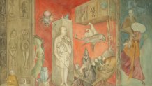 Leonora Carrington, Transference, 1963, Tate, presented by Tate Americas Foundation, purchased with assistance from the Latin  American Acquisitions Committee 2017, accessioned 2021. ©  2025 Estate of Leonora Carrington / Artists Rights Society (ARS),  New York.
