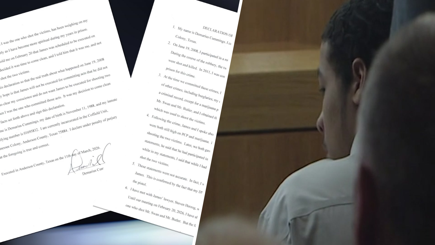 Execution date looms as new confession surfaces in Garland double murder