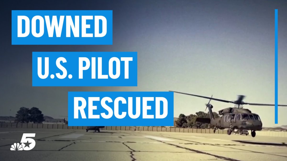 Details released about Iran rescue operation for downed pilot – NBC 5 ...