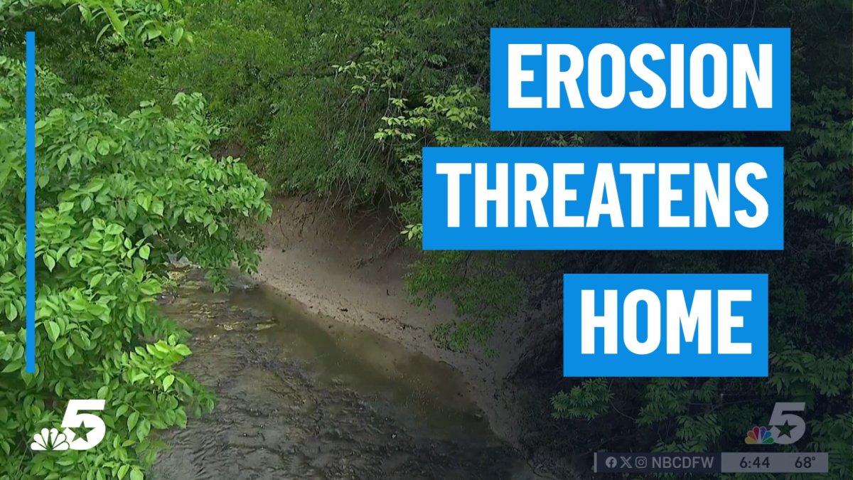 Rain worsens erosion threatening North Texas family’s home – NBC 5 ...