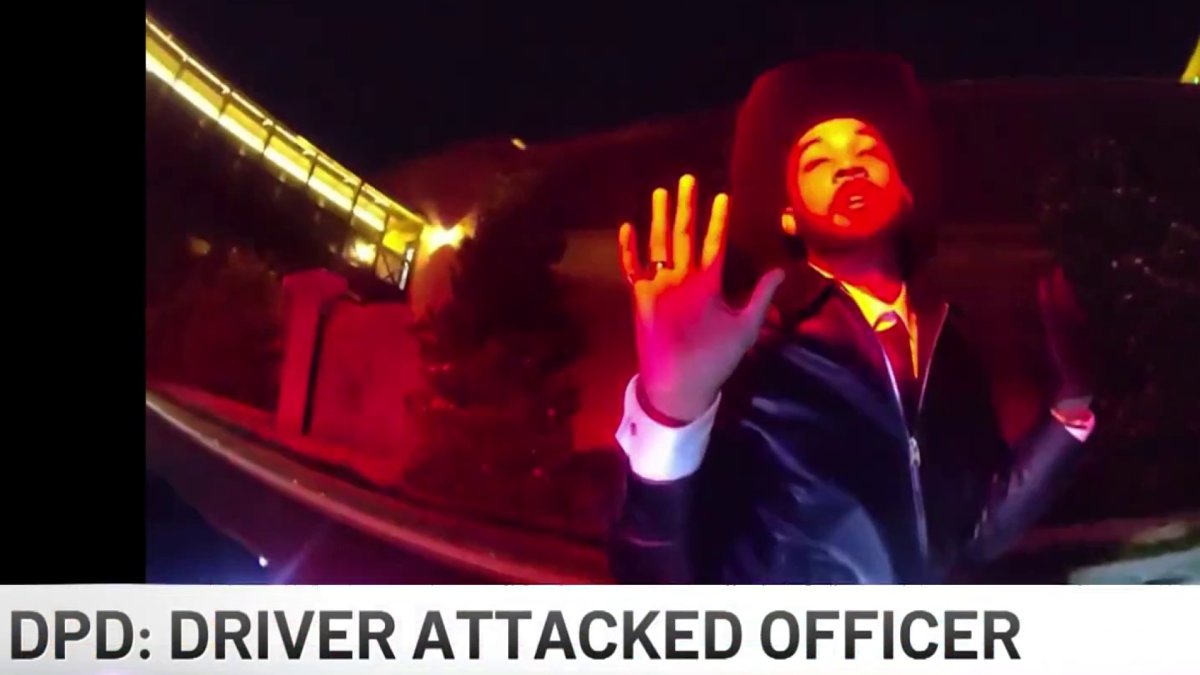 Dallas officer injured after driver charges during traffic stop – NBC 5 ...