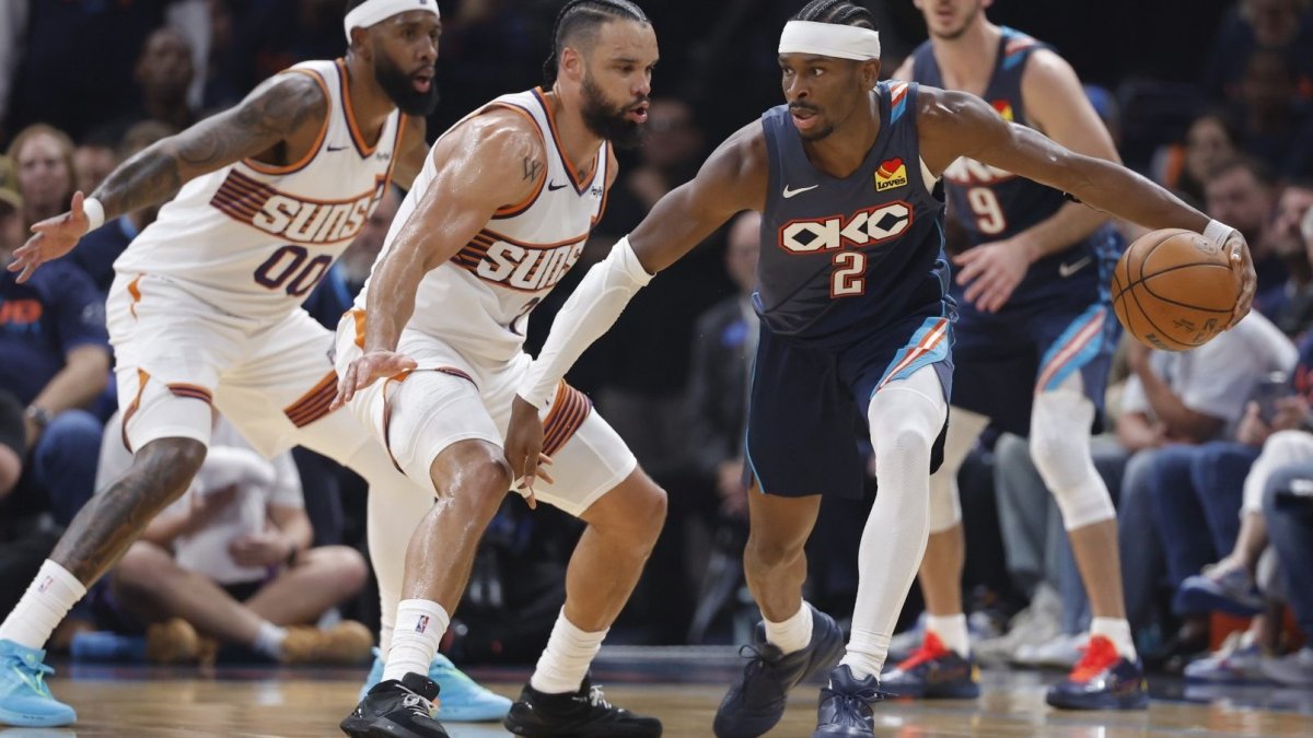 Watch highlights of the Thunder’s 120-107 Game 2 win over the Suns ...