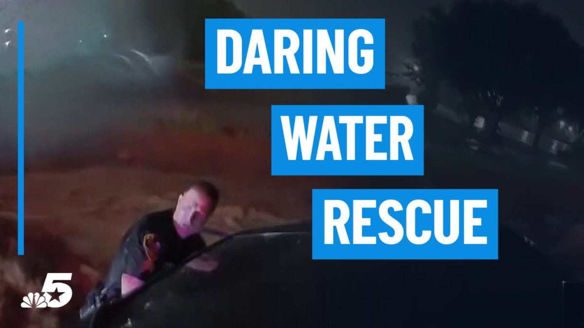 Daring floodwater family rescue caught on camera in White Settlement ...