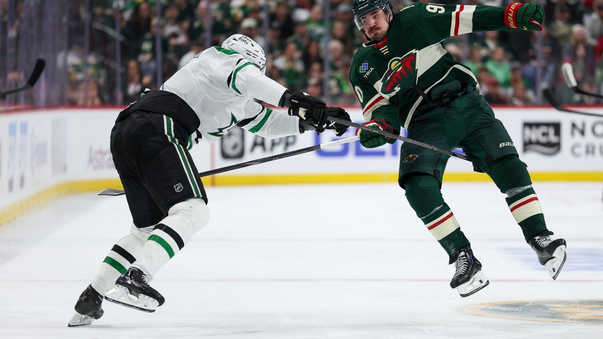 Stars defenseman Nils Lundkvist avoids hospital after taking skate to the face