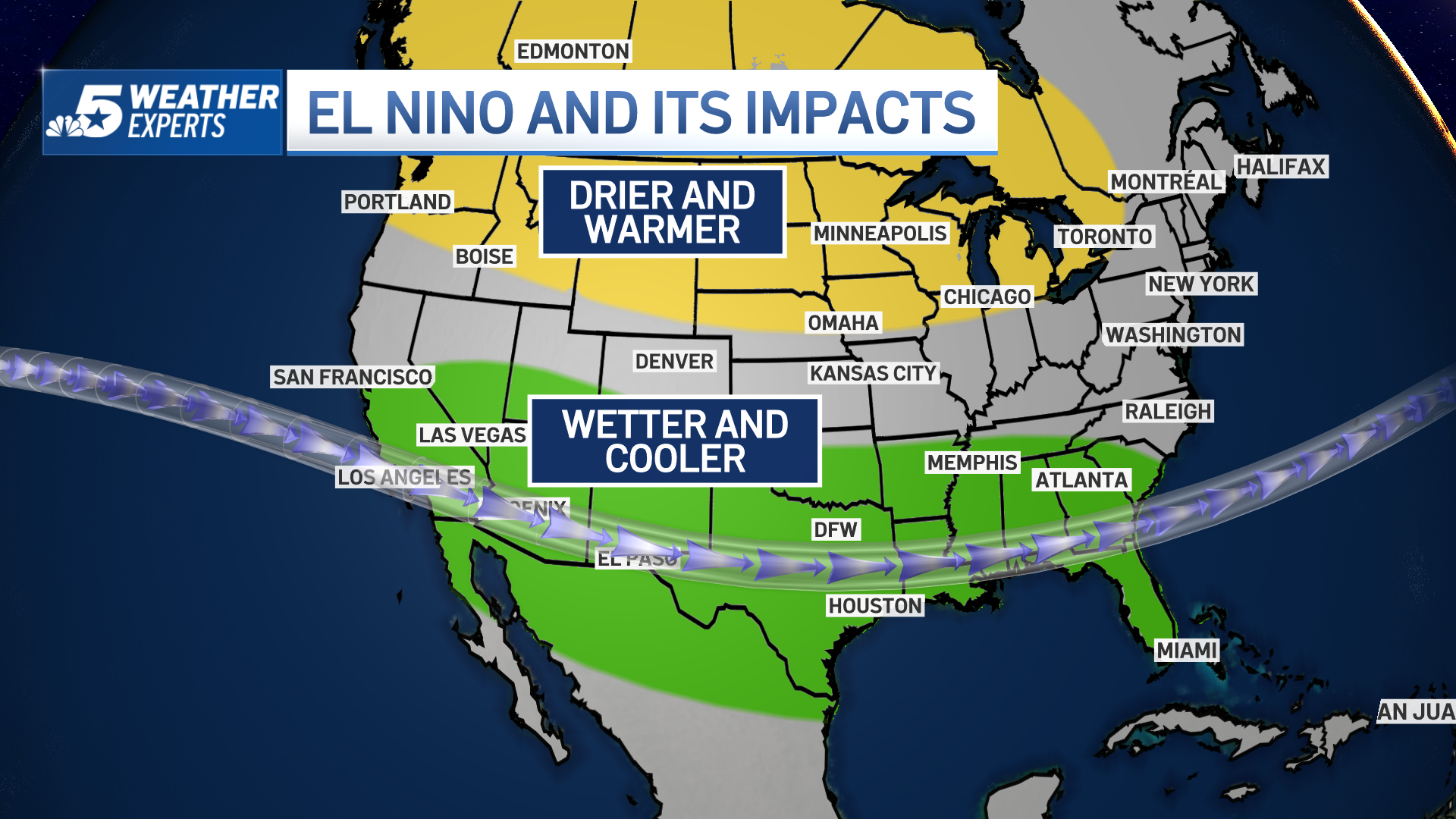 Super El Niño impacts on North Texas weather – NBC 5 Dallas-Fort Worth