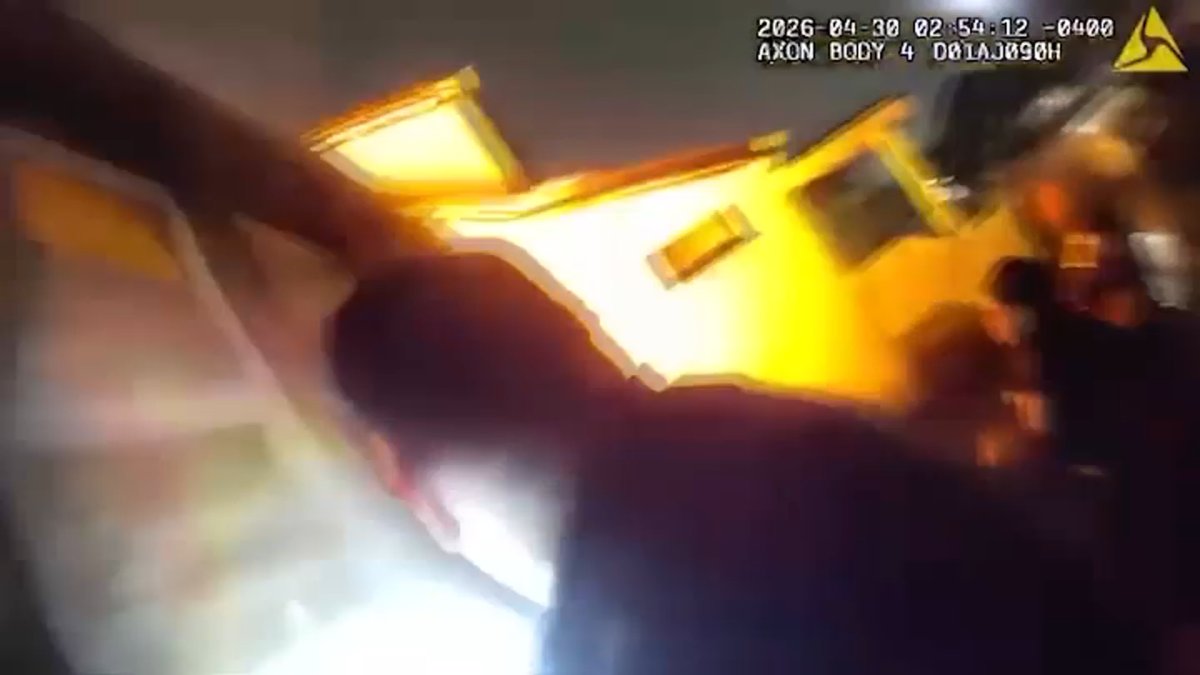 Bodycam video shows house explode as NYPD officers respond to domestic violence call