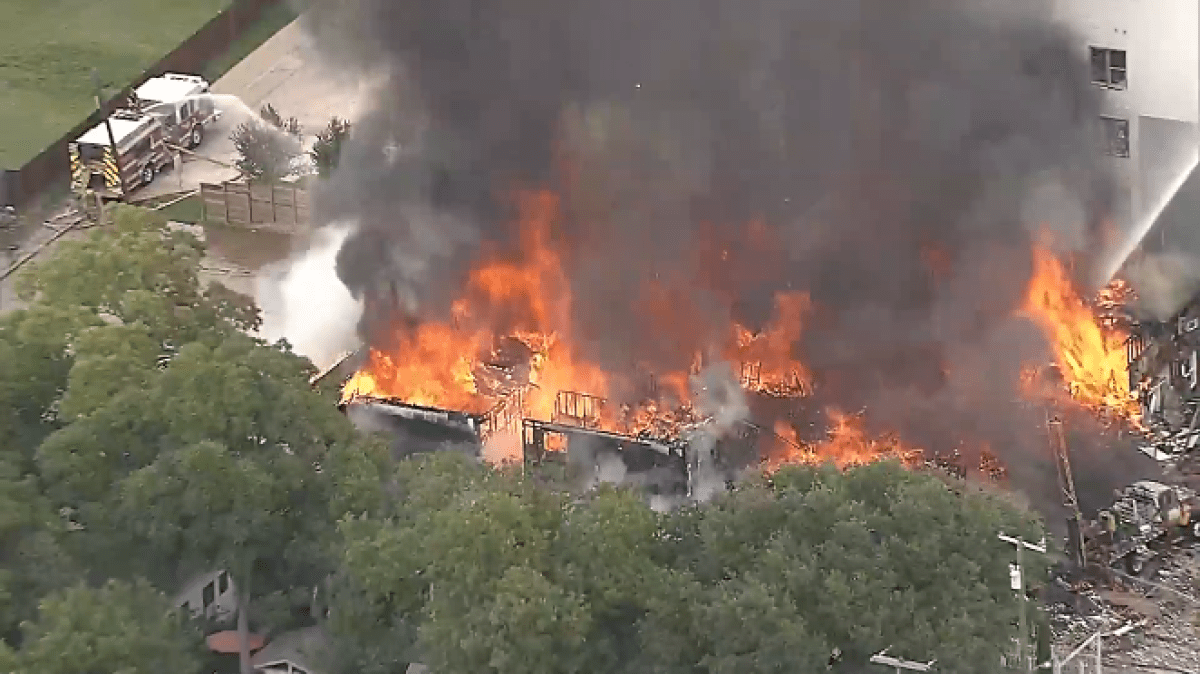Three-alarm fire in Bishop Arts destroys apartment complex – NBC 5 ...