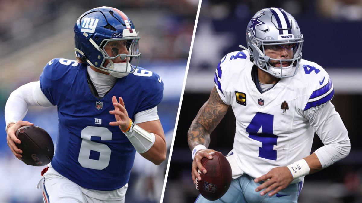 Giants and Cowboys will face off on NBC's Sunday Night Football in Week 1