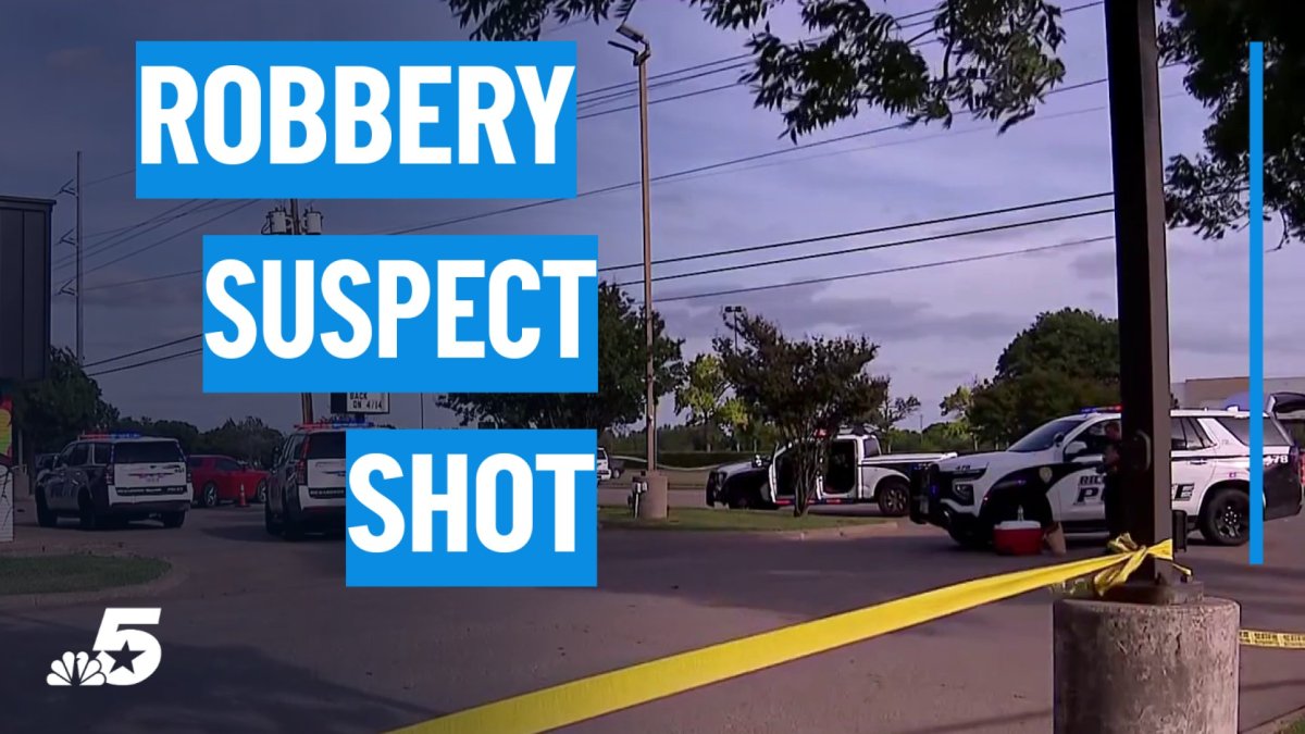 Robbery suspect shot by police after chase in Richardson – NBC 5 Dallas ...