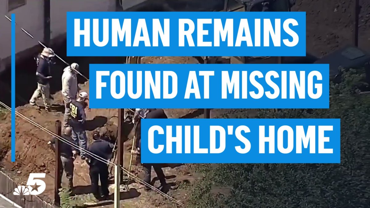 Human remains found at former home of missing boy – NBC 5 Dallas-Fort Worth