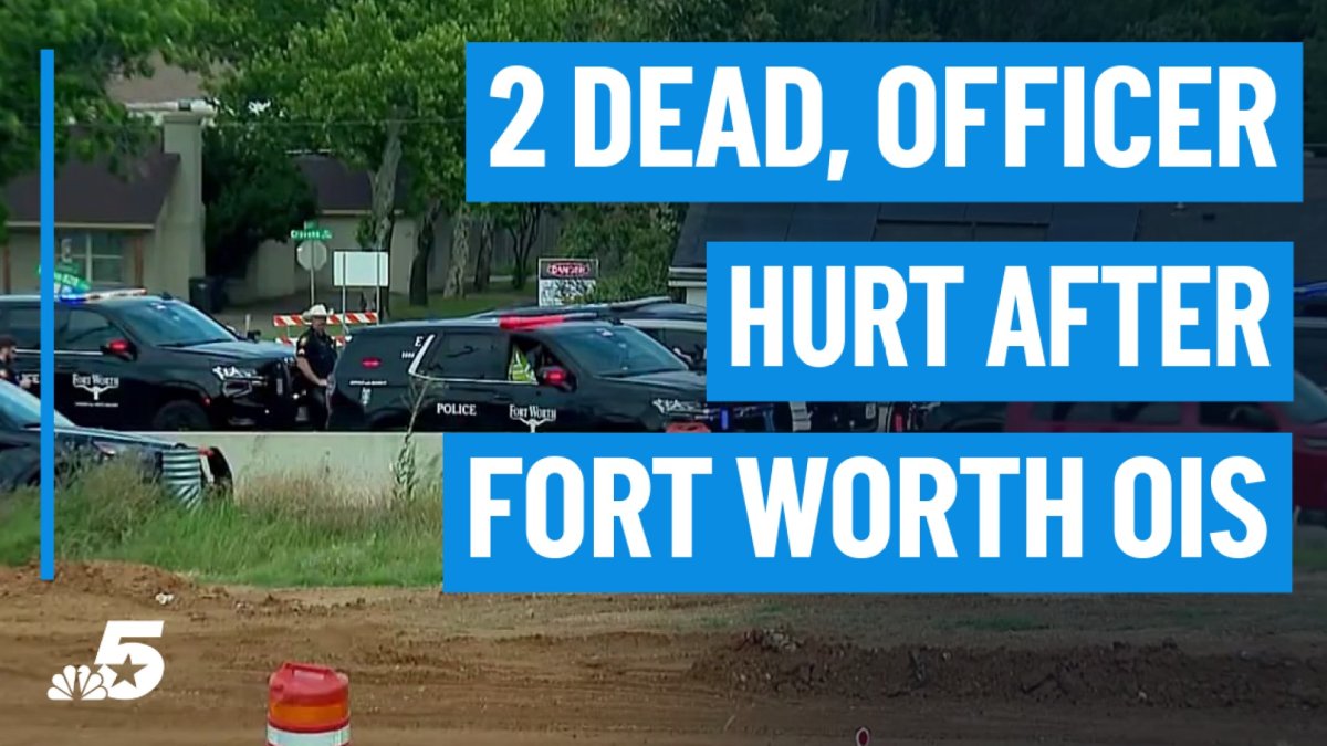 2 dead, officer hurt in 2 separate Fort Worth police shootings