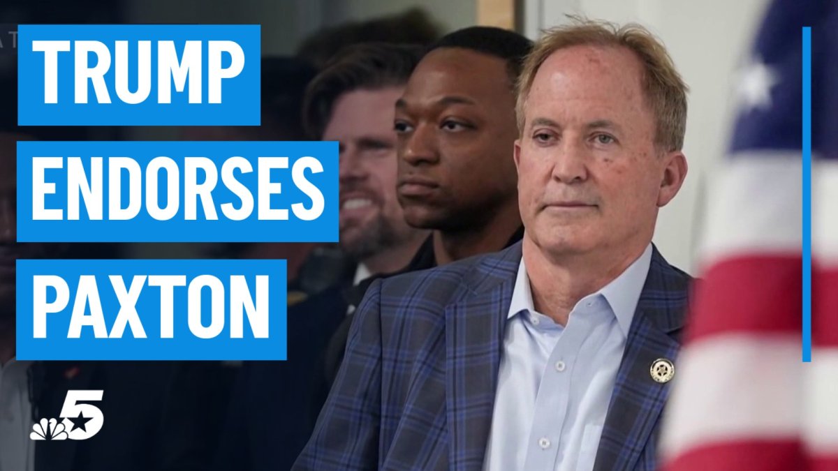 Trump endorses Paxton in GOP U.S. Senate race