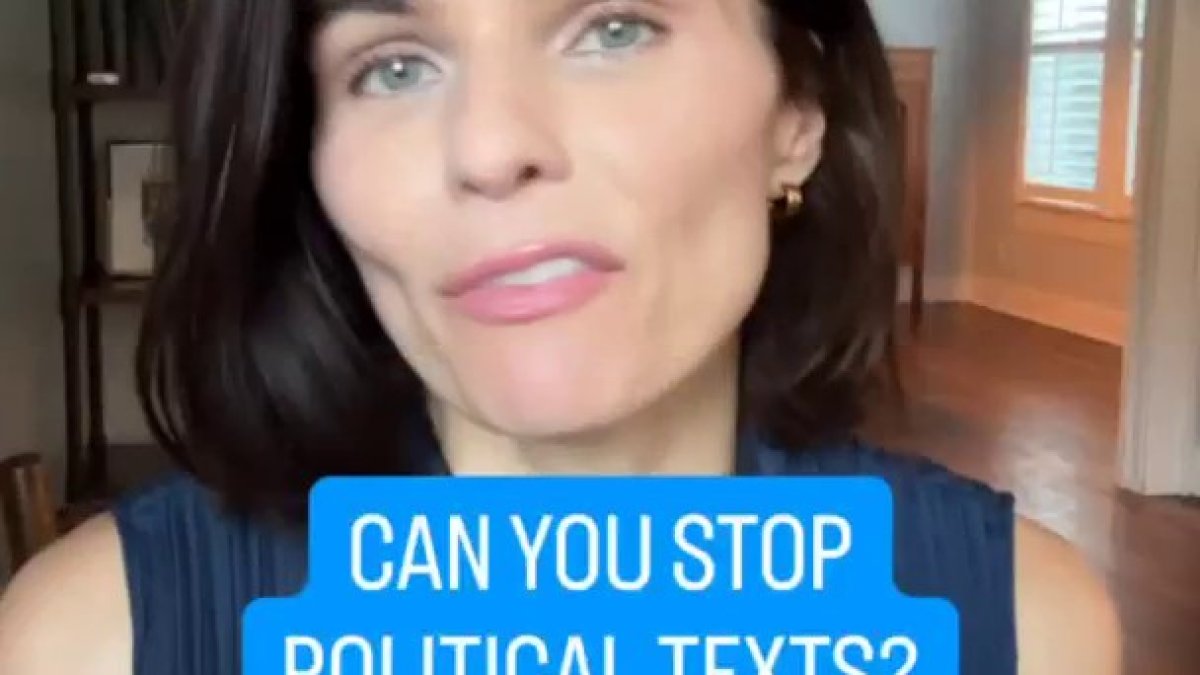 Can you stop political texts?