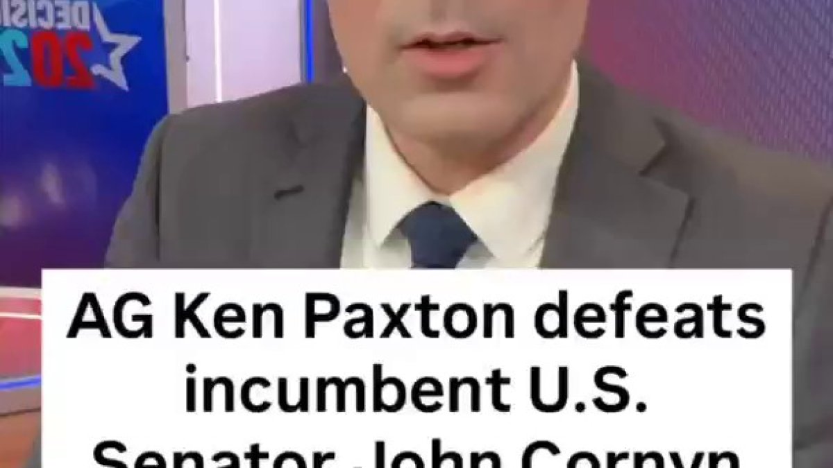 Ken Paxton defeats incumbent John Cornyn for GOP nomination