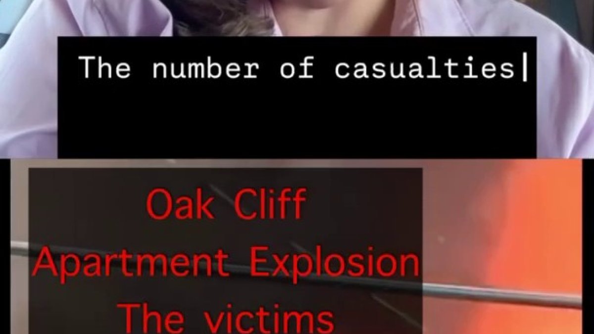 Three killed in Dallas apartment explosion