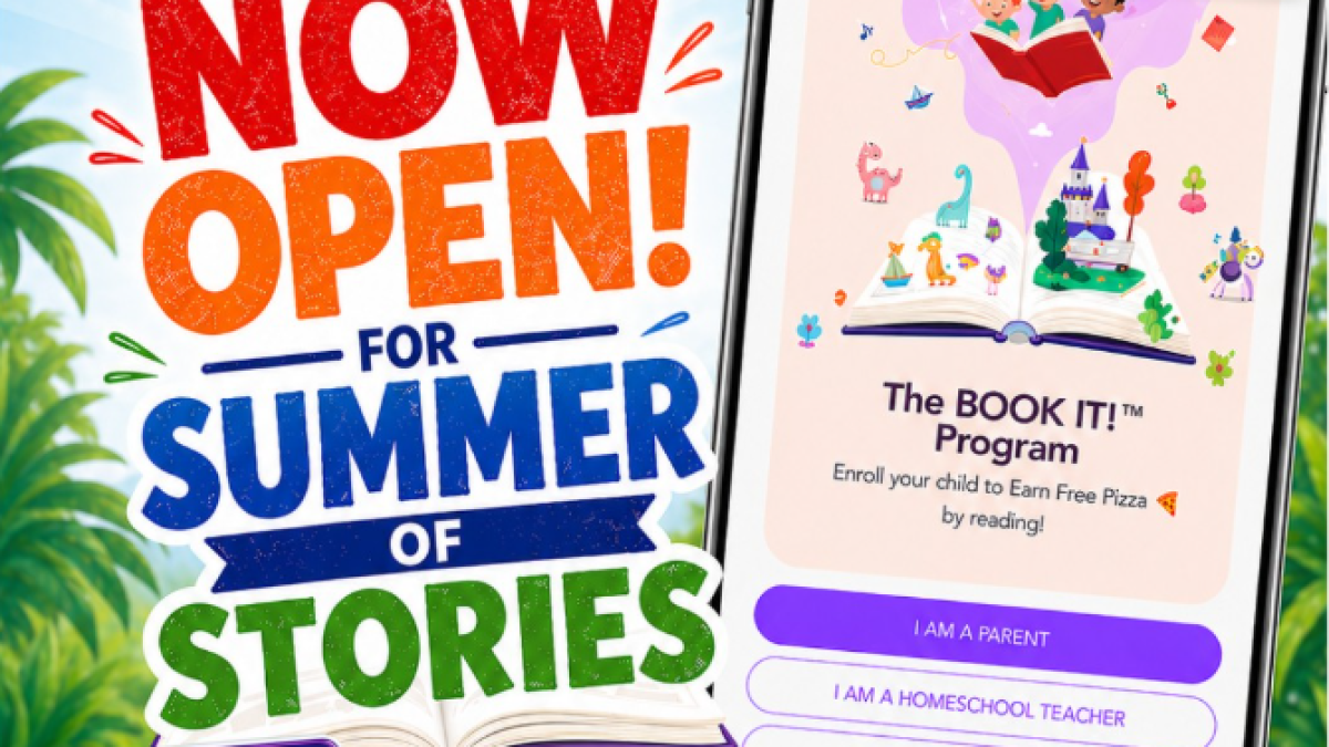 BOOK IT! returns with free pizza for reading