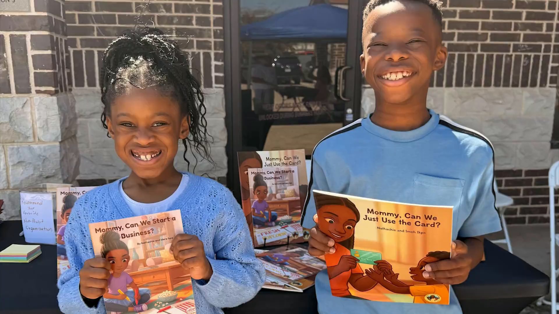 Young Dallas authors donate books on financial education