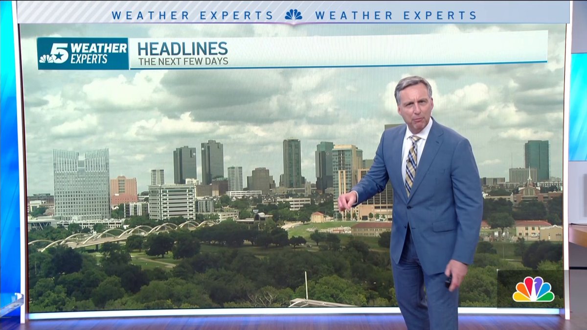 NBC 5 Forecast: Rain tapering off early in DFW, lasting longer to the ...