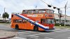 The Dutch Orange Bus arrives in Texas ahead of game at Dallas Stadium