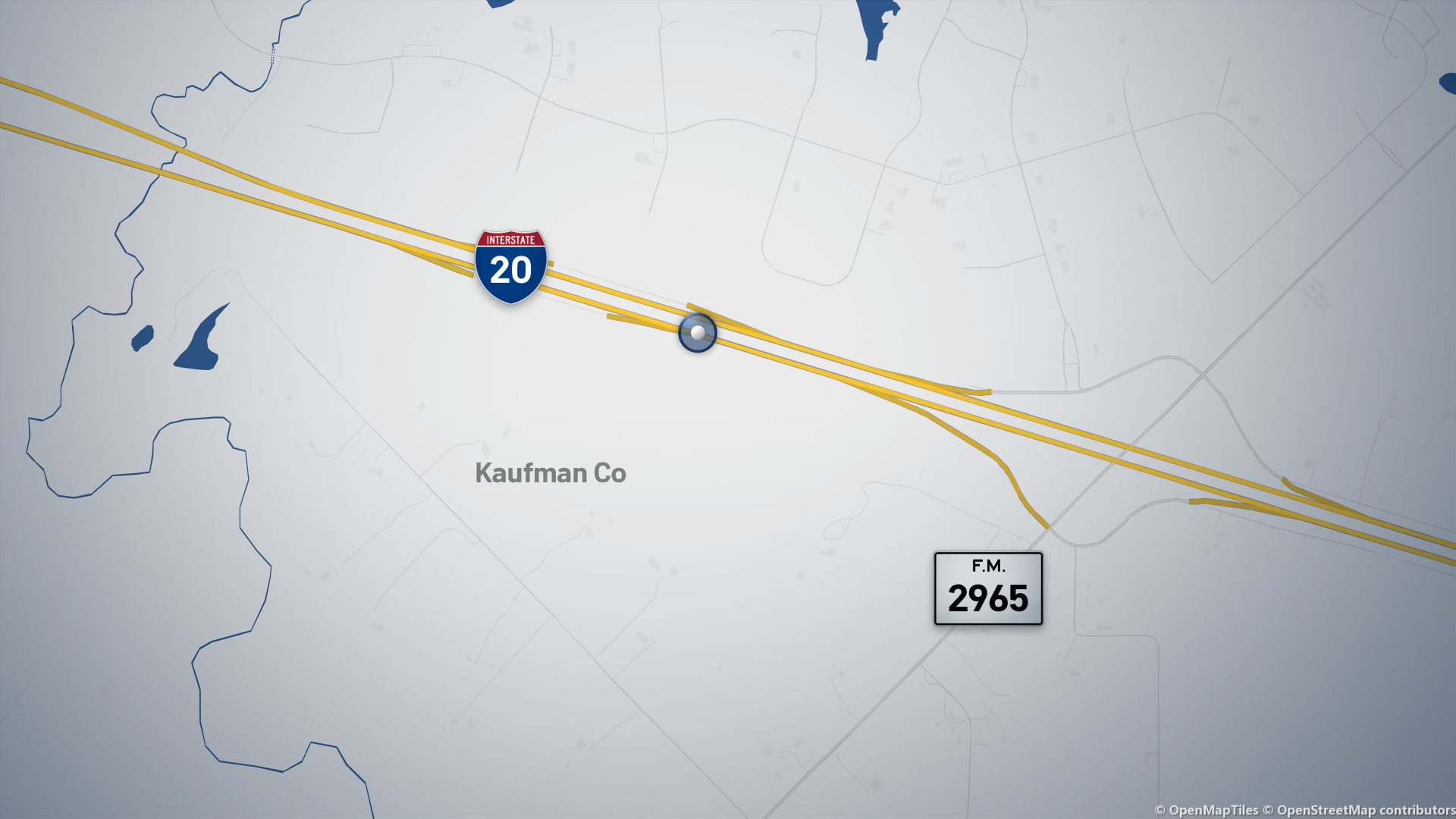 nbcdfw.com - Sara Sanchez - Nine people were hospitalized after a massive pileup on I-20 in Kaufman County