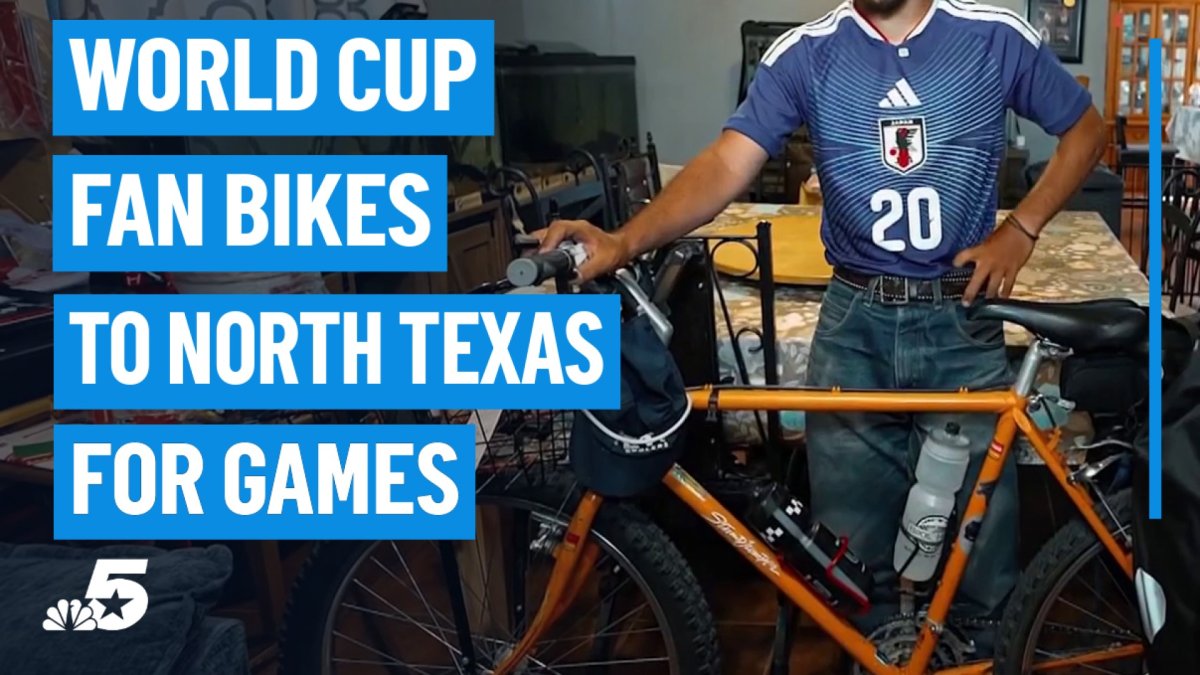 Forget Flying, Lets Bike: How One Japan Fan reached North Texas for the World Cup