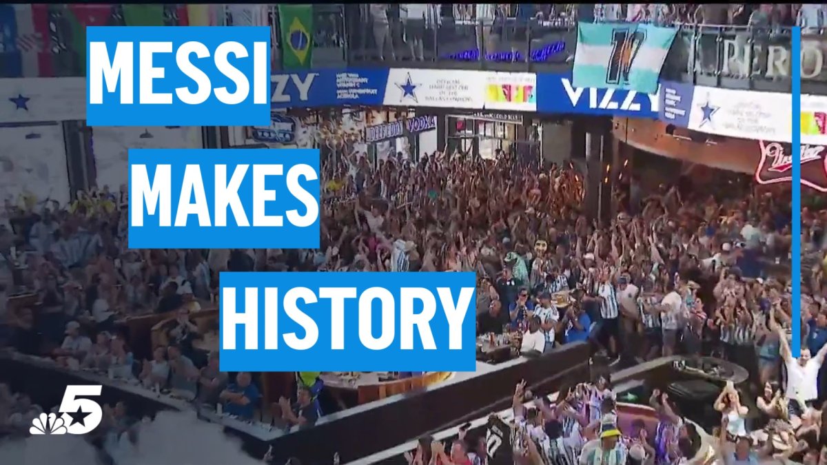 Fans react as Lionel Messi sets a World Cup scoring record