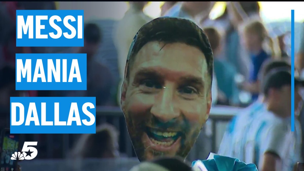 How Messi mania took over Dallas during Argentina's win