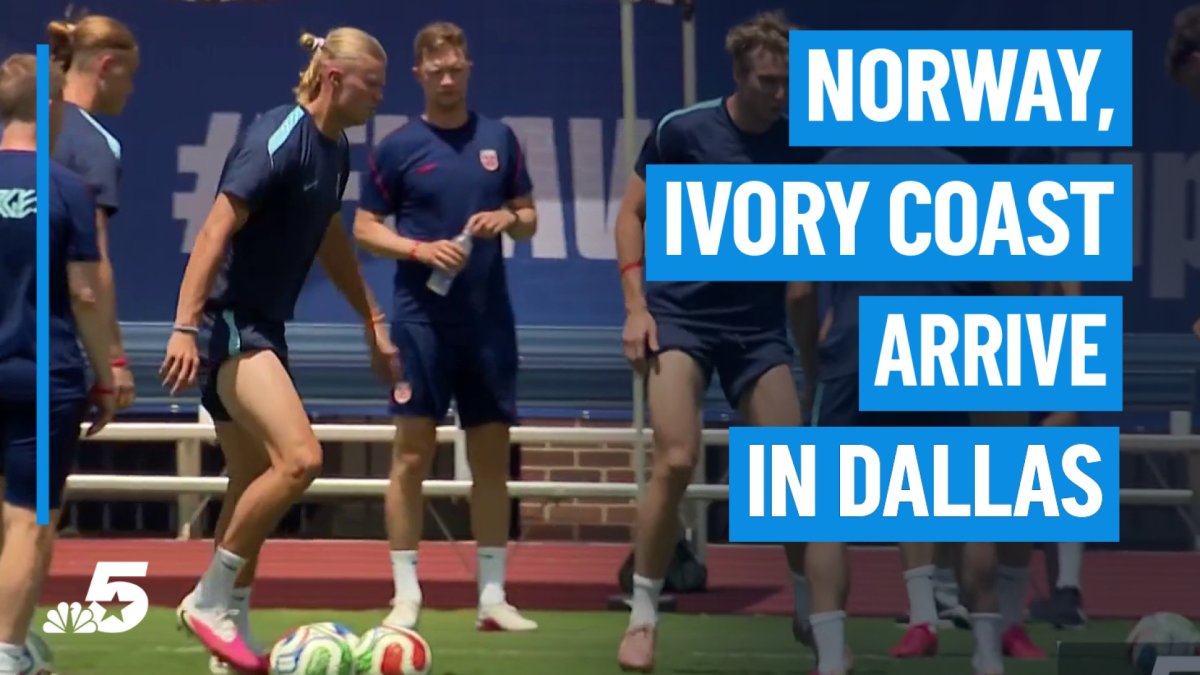 Norway and Ivory Coast national teams arrive in Dallas